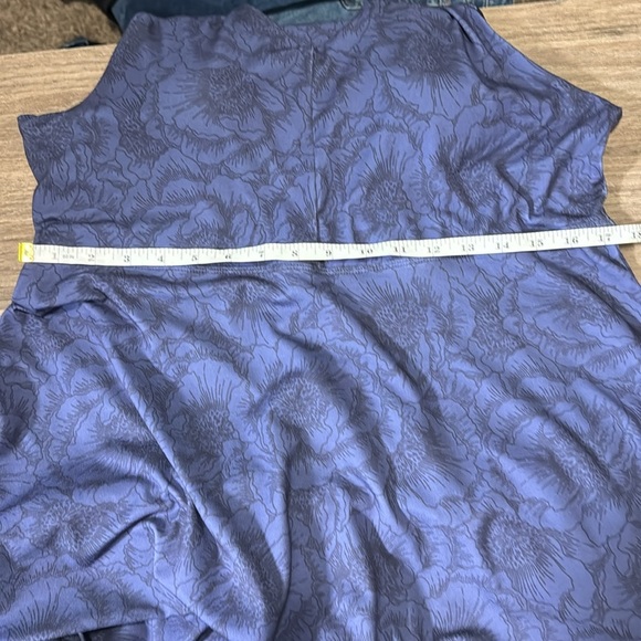 Krimson Klover Piper Dress XL Blue Patterned NWT long midi peonie dusk pockets - Picture 11 of 16